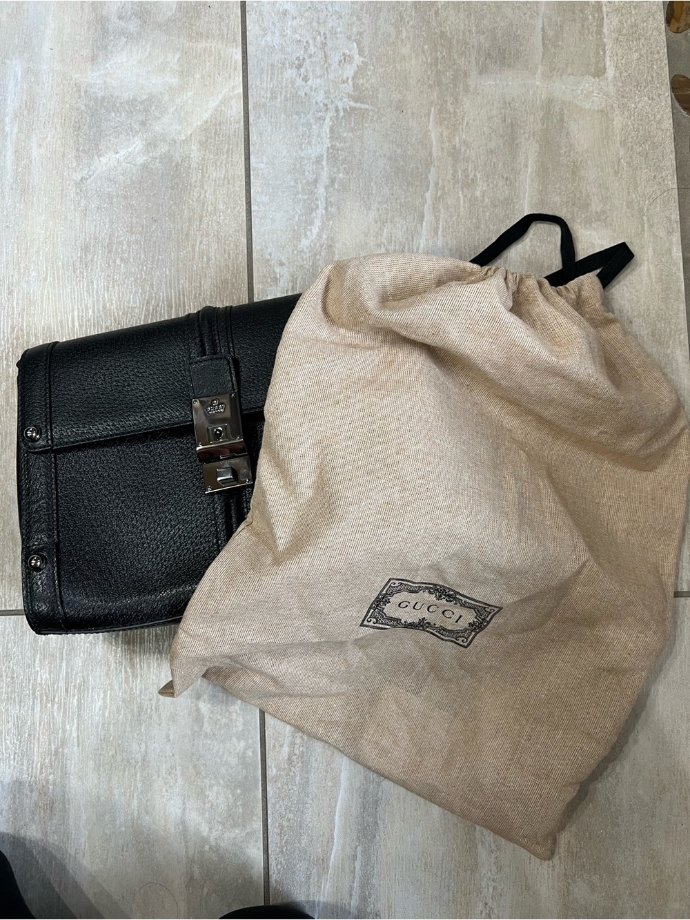 Gucci Clutch with Silver Lock